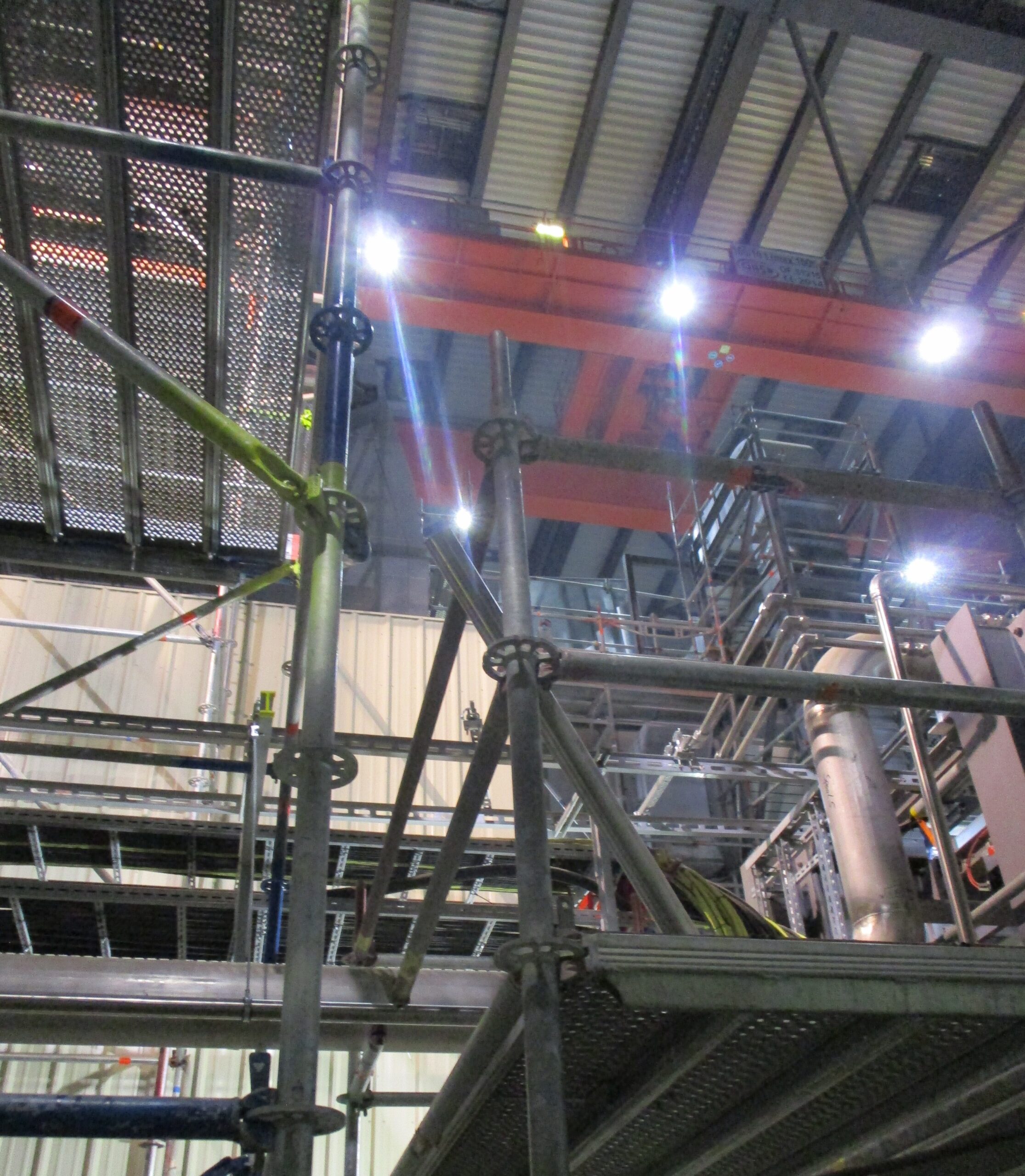 Andamio en obra - Sepric Ingeniería